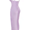 Charmaine Lavender Corset Maxi Dress