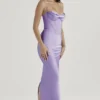 Charmaine Lavender Corset Maxi Dress