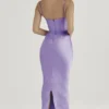 Charmaine Lavender Corset Maxi Dress