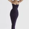 Charmaine Night Shade Corset Maxi Dress