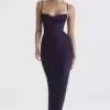 Charmaine Night Shade Corset Maxi Dress