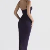 Charmaine Night Shade Corset Maxi Dress