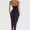 Charmaine Night Shade Corset Maxi Dress
