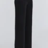 Chelsea Black Cashmere + Wool Trousers