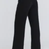 Chelsea Black Cashmere + Wool Trousers