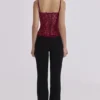 Chiara Black Straight Leg Trousers