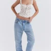 Chicca Rose Print Floral Top