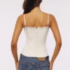 Chloe White Cotton Broderie Anglais Lace Top