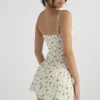 Christiana Garden Print Mini Dress