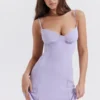 Christiana  Lavender Mini Dress