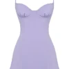Christiana  Lavender Mini Dress
