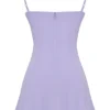 Christiana  Lavender Mini Dress