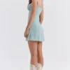 Christiana Light Jade Mini Dress