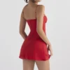 Christiana Red Mini Dress