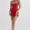 Christiana Red Mini Dress