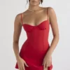 Christiana Red Mini Dress