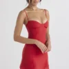 Christiana Red Mini Dress