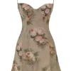 Christiana Vintage Floral Mini Dress