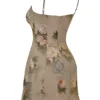 Christiana Vintage Floral Mini Dress