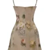 Christiana Vintage Floral Mini Dress