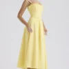 Clarabelle Sunshine Cotton Midi Sundress