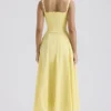 Clarabelle Sunshine Cotton Midi Sundress