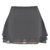 Clarice Shadow Floaty Layered Mini Skirt
