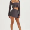 Clarice Shadow Floaty Layered Mini Skirt