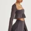 Clarice Shadow Floaty Layered Mini Skirt