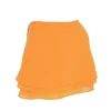 Clarice Tangerine Floaty Layered Mini Skirt