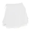 Clarice White Floaty Layered Mini Skirt