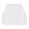 Clarice White Floaty Layered Mini Skirt