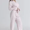 Classic PJs Pink Check Brushed Cotton Pajama Set