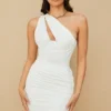 Clementine White Cut Out Mini Dress