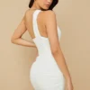 Clementine White Cut Out Mini Dress
