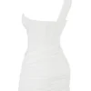 Clementine White Cut Out Mini Dress