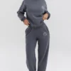 Coast Slate Fleece Back Jogging Trousers