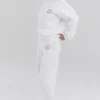 Coast White Fleece Back Jogging Trousers
