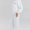 Coast White Fleece Back Jogging Trousers