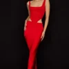 Edetta Scarlet Mesh Corset