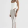 Colette Shimmer Champagne Midi Skirt