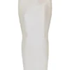 Colette Shimmer Champagne Midi Skirt