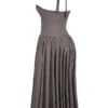 Coquette Smoke Halter Midi Dress
