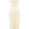 Costanza Vintage Cream Maxi Dress