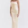 Costanza Vintage Cream Maxi Dress