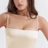 Costanza Vintage Cream Maxi Dress