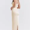 Costanza Vintage Cream Maxi Dress