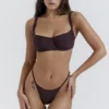 Cote D&acute;Azur Cacao Thong Bikini Bottom