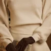 Cressida Cream Wool Cashmere Heavy Knit Sweater