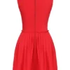 Cupid Scarlet Pleated Mini Dress